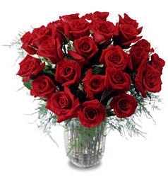 online çiçek satışı Sihirli güller vazo çiçeği izmir çiçek gönder